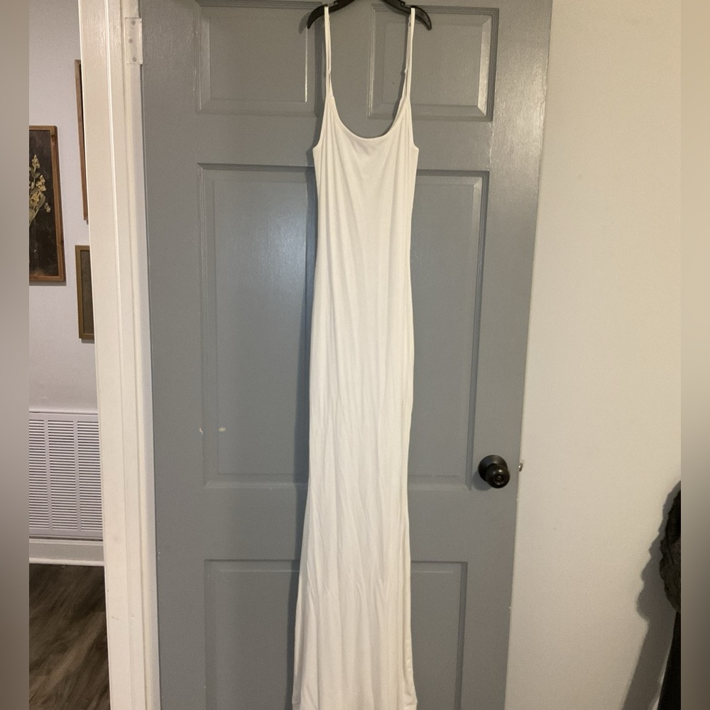 SKIMS Cream Maxi Dress